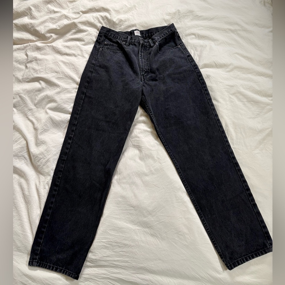 Vintage Cherokee Black Straight Leg Jeans size 33x30